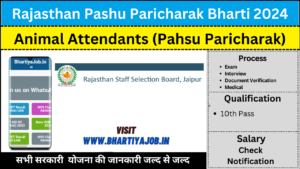Rajasthan Pashu Paricharak Vacancy 2024